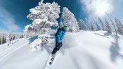 Бэккантри на сноуборде в Колорадо-ж/ Abe Kislevitz
